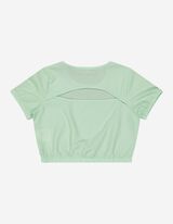 M&auml;dchen Crop Shirt - R&uuml;ckenausschnitt  