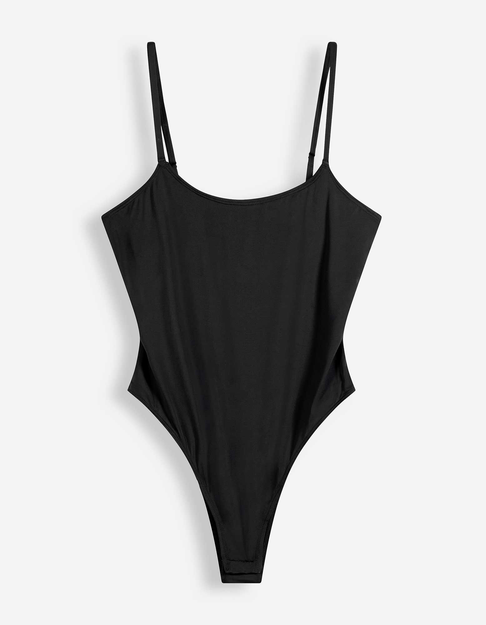 Body - einfarbig - Schwarz