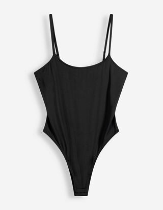 Body - einfarbig - Schwarz