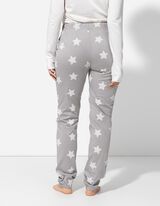 Pyžamové kalhoty - Vzor po celé ploše - seda