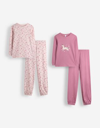 Pyjama Set aus Sweatshirt und Hose - 2er-Pack