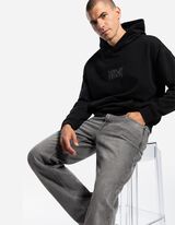 Jeans - Straight Fit - Gri