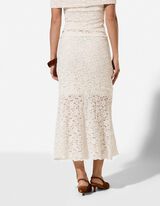 Rock - Spitzenbesatz - Off-White
