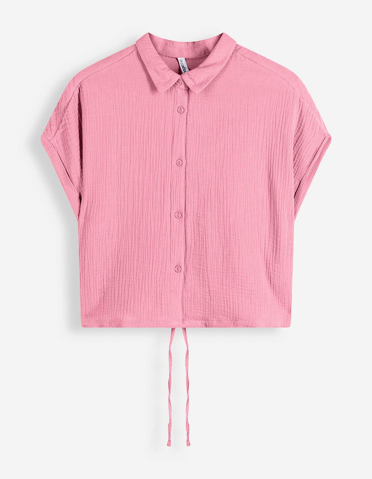 Chemise - Mousseline - rose