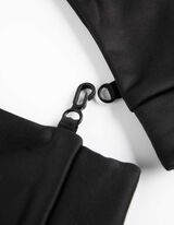 Skihandschuhe - Reflektor - schwarz