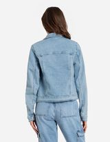 Giacca di jeans - Percentuale di tessuto elasticizzato - celeste