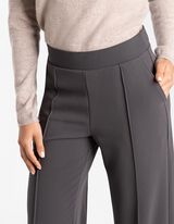 Palazzo pantalone - Elastični pojas - tamno-siva