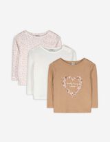 Langarmshirt - 3er-Pack