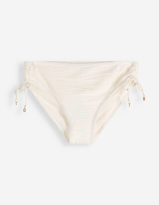 Badehose - Strukturiertes Material - beige