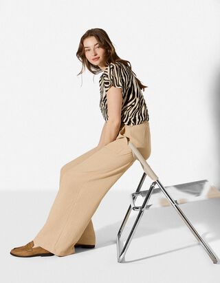 Palazzo - Mousseline - beige