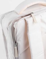 plecak - jednokolorowy - bialy