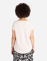 Póló - Ejtett vállú - bézs