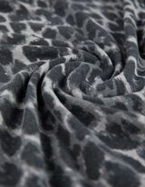 Langarmshirt - Leopardenmuster - grau