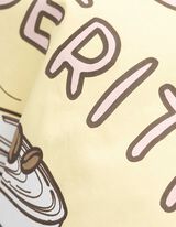 T-shirt - Print - lichtbruin