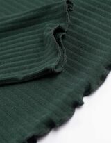 Pikkade varrukatega särk - soonikuline struktuur - roheline