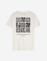 T-s&auml;rk - tagak&uuml;ljel motiiv - valge