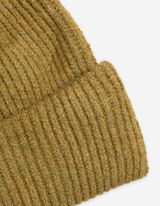 Mütze - Rippstrick - grün
