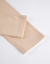 Hosszú ujjú felsőből és nadrágból álló szett - Nyomott minta - bézs