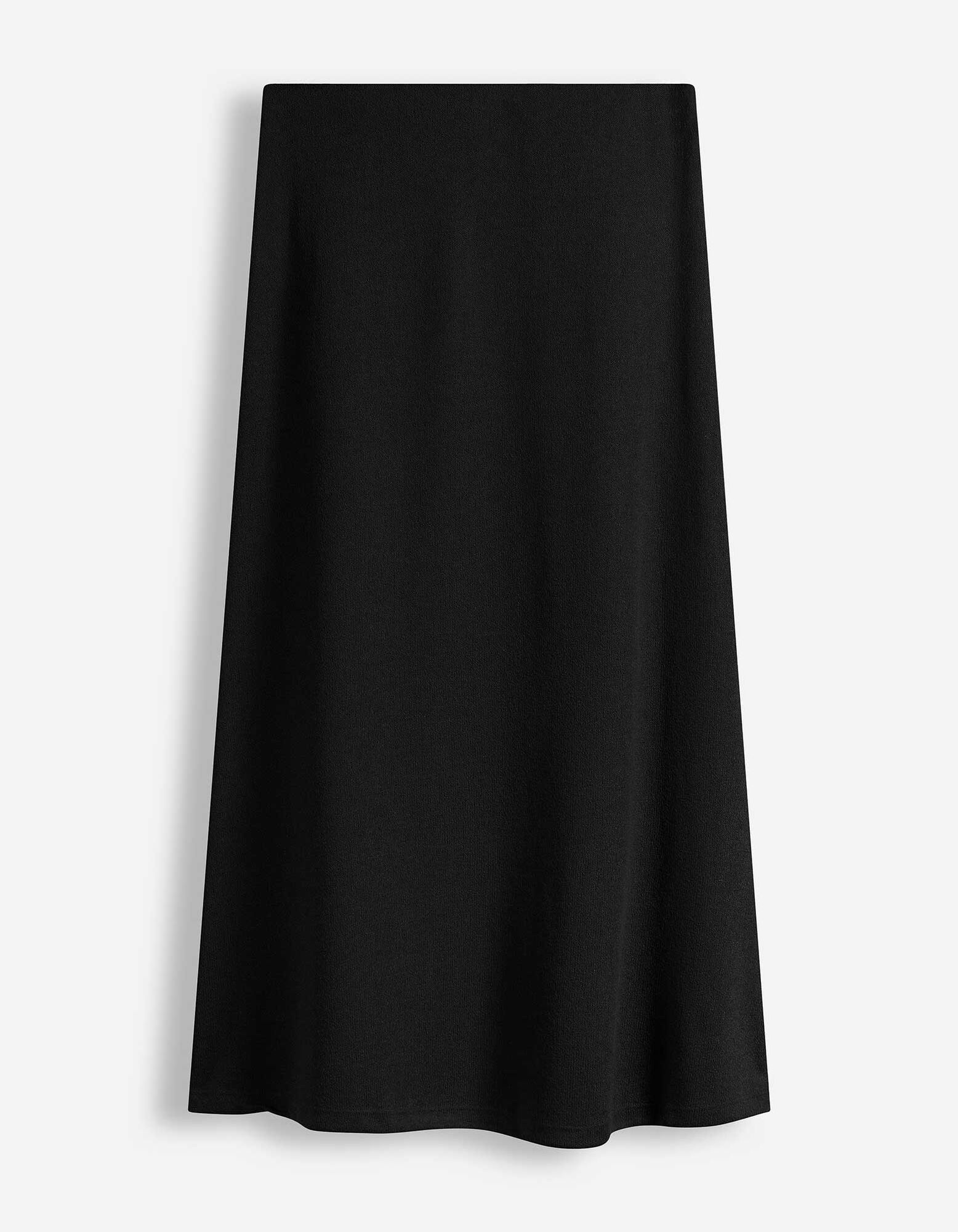 Rok in A-lijn - Viscose - Zwart