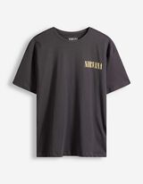 T-Shirt - Nirvana - Dunkelgrau