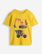 Shirt - Frontprint - gelb