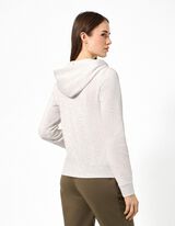 Sweatjacke - Regular Fit - Hellgrau