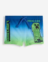 Short de bain - Minecraft - Bleu fonc&eacute;