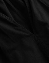 Blusenshirt - einfarbig - schwarz