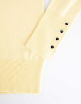 Pulóver - LENZING™ ECOVERO™ - világos sárga