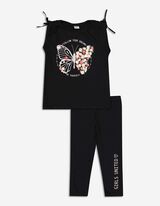 Maglia - Stampa glitterata - nero