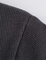 Mar&scaron;kinėliai - Mezginys stulpeliu - tamsiai pilkas