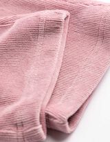 Velours c&ocirc;tel&eacute; - ros&eacute; tendre 