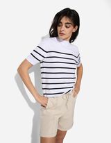 Shorts - Regular Waist - weiß