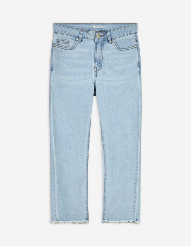 Caprihose - einfarbig - hellblau
