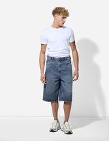 Teksas šortsevi - Vrećasta varijanta - tamno-plava