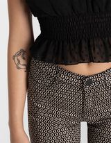 Bluză - M&acirc;neci cu volane