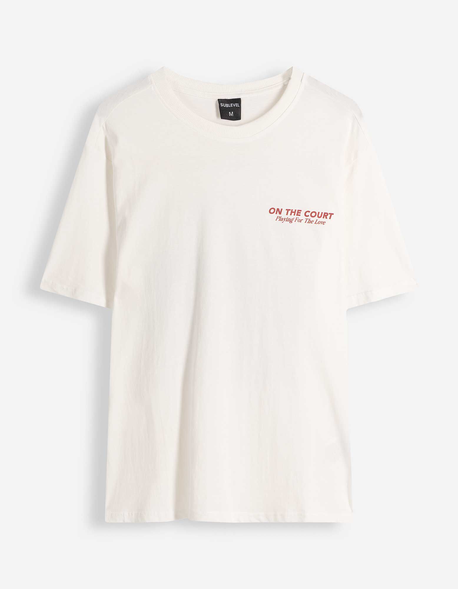 T-Shirt - R&uuml;ckenprint - wei&szlig;