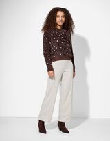 Bliuzonas - AnimalPrint - tamsiai rudas