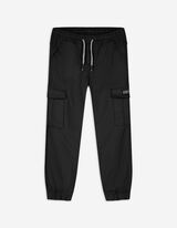 Pantalone za džoging - Našiveni džepovi - tamno-siva