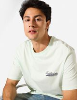 T-Shirt - R&uuml;ckenprint - hellgr&uuml;n