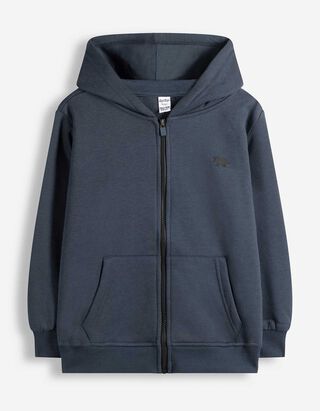 Sweatjacke - Oversized Fit - Dunkelblau
