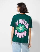 T-shirt - Stampa sul retro - verde