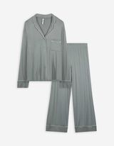 Pyžamový set trička a kahot - Viskóza - tyrkysova