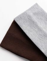 Ozdoba do vlasů  - 2 ks v balen&iacute; - tmave hneda