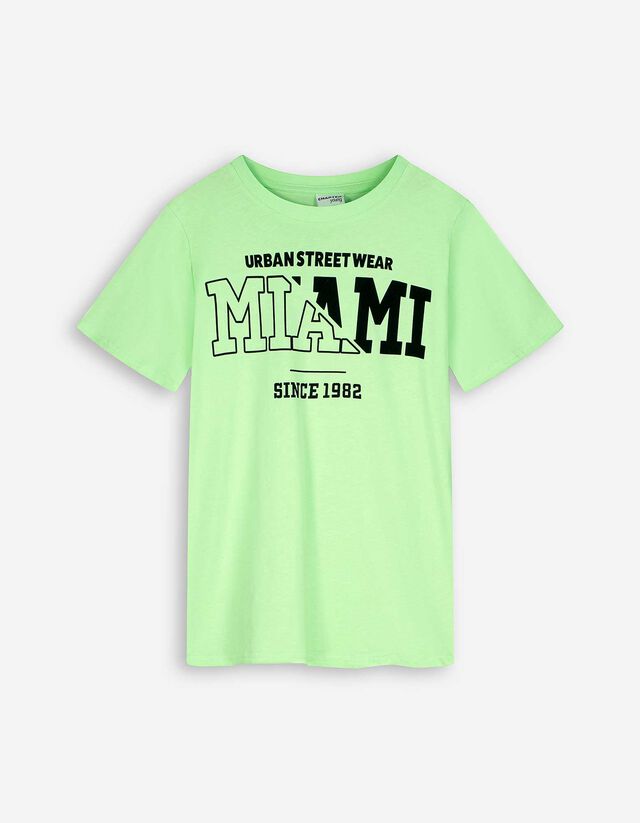 Tricou - Imprimeu - Verde deschis
