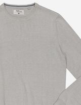 Pullover - Elastische Abschl&uuml;sse - Hellgrau