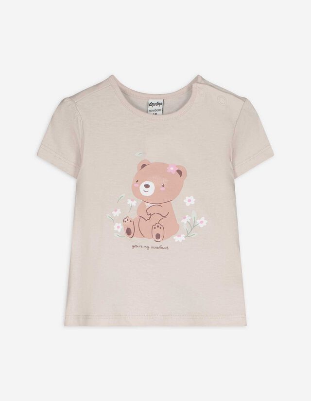 T-Shirt - Print - weiß