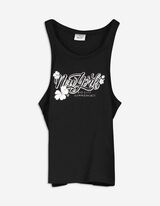 Majica bez rukava - Print - crna