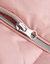 dugi prsluk - Vatirano - ruzicasta