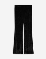 Hose - Glitzerprint - schwarz